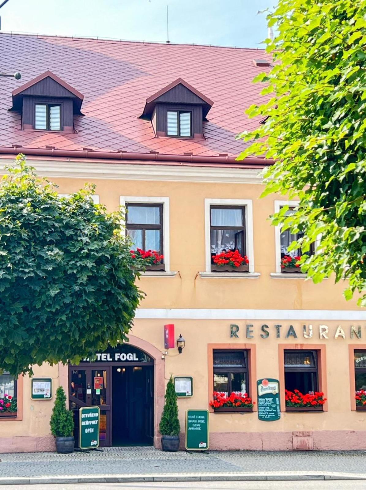 Hotel Fogl Nová Bystřice Bagian luar foto